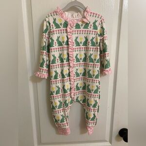 Easter Outfit 12 Month / Sugar Bee Bunny One Piece